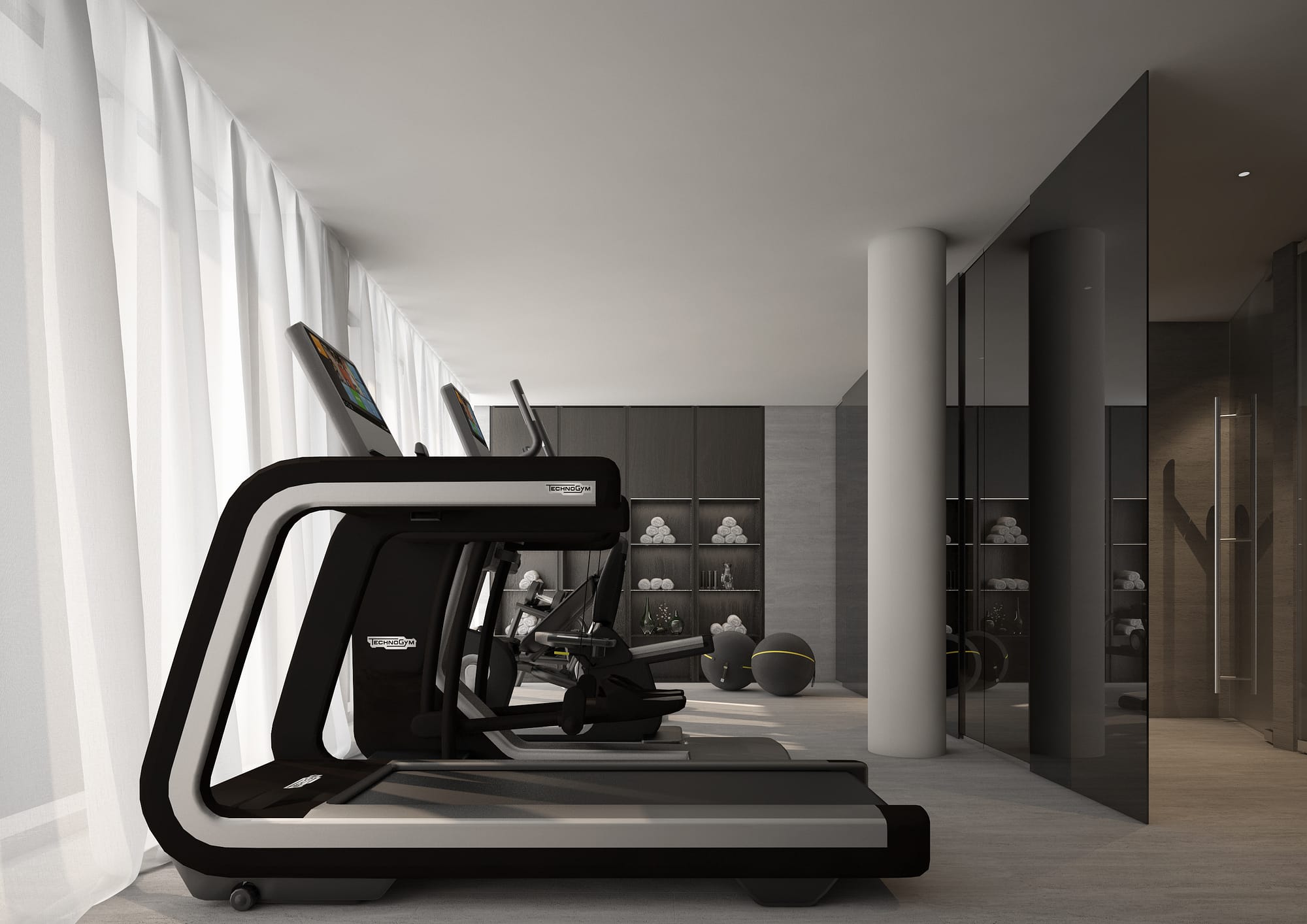 La Cella Relais & Spa, sala fitness con macchine cardio