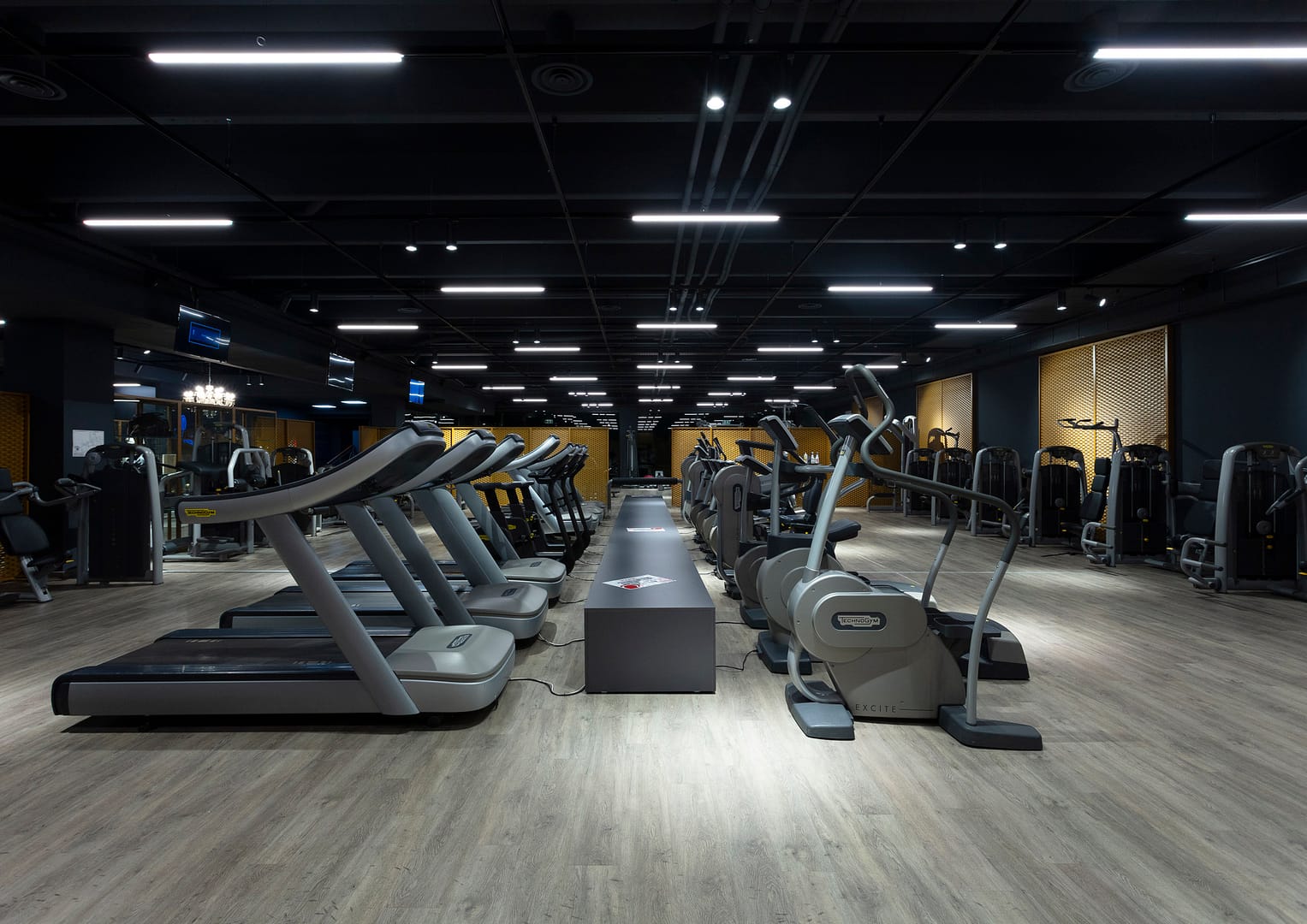 Ronchiverdi Sport & Business Club, gym floor area cardio Technogym